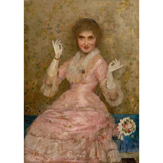 Woman with a Flower - Dominik Skutecký — artwork view