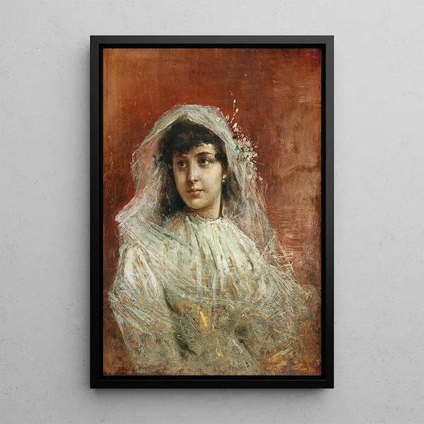 The Morning of the Wedding - Dominik Skutecký — framed artwork on a wall