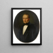 Portrait of Joseph Alexandre Krebs III - Dominik Weber — framed artwork on a wall