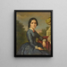 Portrait of a Lady - Dominik Weber — framed artwork on a wall