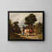 The Return of the Farm - Dominique Félix de Vuillefroy — framed artwork on a wall