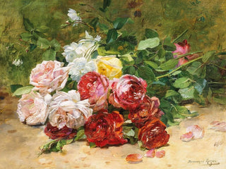 Nature morte avec des roses - Dominique Hubert Rozier — artwork view