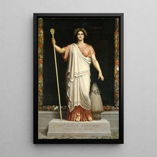 Reproduction of the painting La République - Dominique Louis Papety