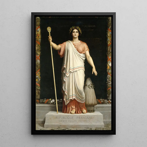 Reproduction of the painting La République - Dominique Louis Papety