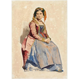 Dominique Louis Papety - Seated Italian Woman.webp
