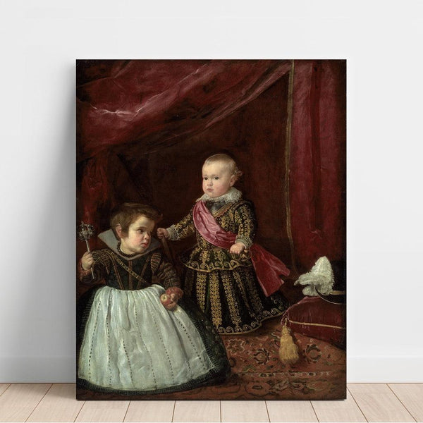 Reproduction of the painting Don Baltasar Carlos with a Dwarf - Diego Velazquez