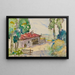 Cour de ferme à Albi - Donald Shaw MacLaughlan — framed artwork on a wall