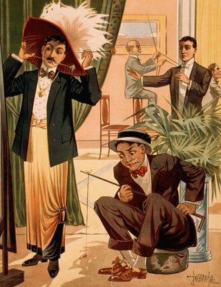 Hypnotist leading people towards unusual activities IV - Donaldson Lith & Co.. — artwork view