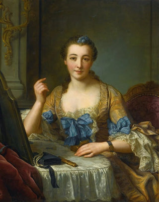 Portrait of the Marquise de Gast - Donat Nonnotte — artwork view