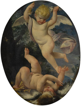 L'amour sacré et l'amour profane - Donato Creti — artwork view