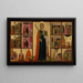 Saint Catherine of Alexandria and twelve scenes from her life - Donato d'Arezzo — framed artwork on a wall