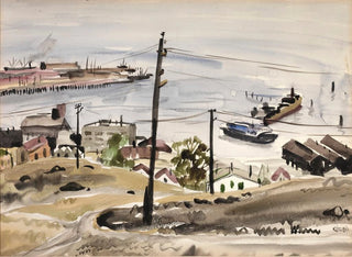 California Coast Painting - Dong Kingman — artwork view
