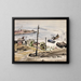 California Coast Painting - Dong Kingman — framed artwork on a wall