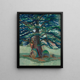 The Cedar of Tidmarsh - Dora Carrington — framed artwork on a wall