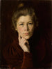 Self-portrait - Dora Wahlroos | Painting — artwork view