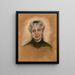 Harriet Elizabeth Beecher Stowe - Dora Wheeler Keith — framed artwork on a wall