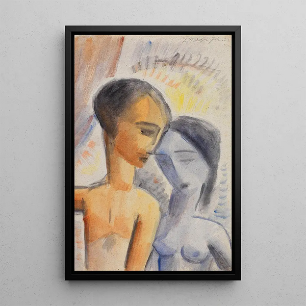 Couple - Dorothea Maetzel-Johannsen — framed artwork on a wall
