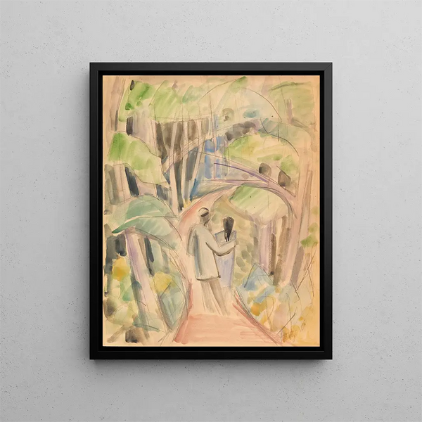 Walkers - Dorothea Maetzel-Johannsen — framed artwork on a wall