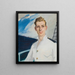 Portrait of Captain Robert H. H. Harris aboard the Empire Mace - Dorothy Carleton Smyth — framed artwork on a wall