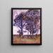 Black Birch Tree Painting - Dorothy Richmond — framed artwork on a wall