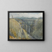 The Waikoau Viaduct - Dorothy Richmond — framed artwork on a wall