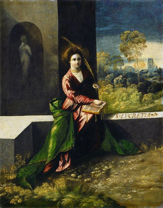 Sainte Lucrèce - Dosso Dossi — artwork view