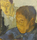 Double portrait painting - Alexandre Jacovleff — artwork view