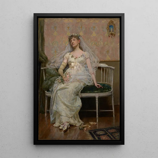 Reproduction of the painting After Reception - Douglas Volk