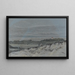 Rivage avec dunes de sable - Dr Thomas Monro — framed artwork on a wall