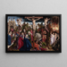 The Crucifixion - Master Dreux Budé — framed artwork on a wall