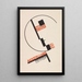 Weimar Bauhaus Postcards No. 14 Dörte Helm - Dörte Helm — framed artwork on a wall
