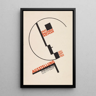 Weimar Bauhaus Postcards No. 14 Dörte Helm - Dörte Helm — framed artwork on a wall