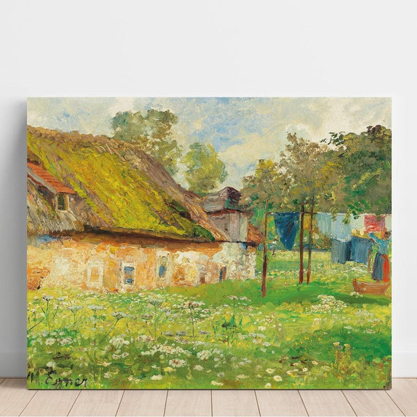 Reproduction of the painting Drying Laundry - Marie Egner