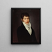 Portrait painting presumed of Jean Elleviou - Désiré Adélaïde Charles Maignen de Sainte-Marie — framed artwork on a wall