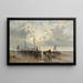 Return of the Fishermen - Désiré Thomassin — framed artwork on a wall
