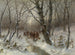Hunter in the winter forest - Désiré Thomassin — artwork view