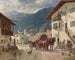 Repos devant l'auberge - Désiré Thomassin — artwork view