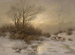 Dream in Winter Landscape - Désiré Thomassin — artwork view