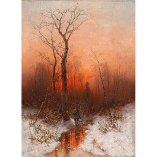 Return home at sunset - Désiré Thomassin — artwork view