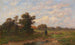 Berger with his flock at the edge of the village - Désiré Thomassin — artwork view