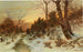 Menuisiers dans un bois d'hiver - Désiré Thomassin — artwork view