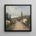 the Slovak village of the West - Felicin Moczik — framed artwork on a wall