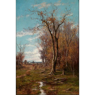 Autumn Landscape Painting - Du Bois Fénelon Hasbrouck — artwork view
