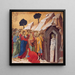The Resurrection of Lazarus - Duccio di Buoninsegna — framed artwork on a wall