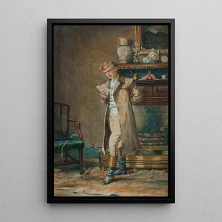 Reproduction of the painting The Young Squire - Duncan Mackellar