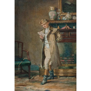 Reproduction of the painting The Young Squire - Duncan Mackellar