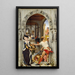 Decapitation of Saint John the Baptist - Dutch Master — framed artwork on a wall