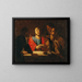 The Supper at Emmaus - Master Dutch — framed artwork on a wall