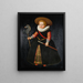 Portrait of a Young Boy - Dutch School — framed artwork on a wall