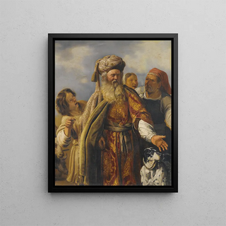 an Old Testament scene - Dutch School — framed artwork on a wall